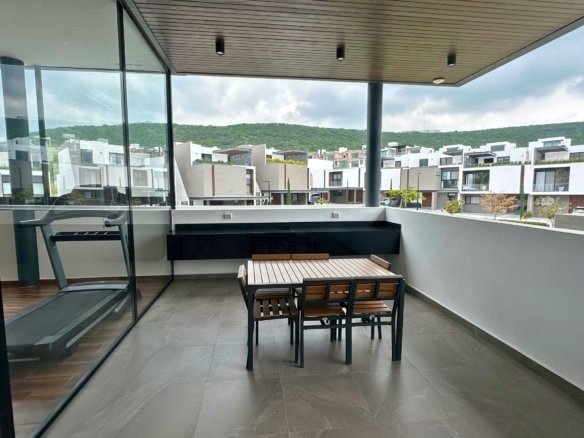 terraza de casas en venta en nuevo refugio el olmo