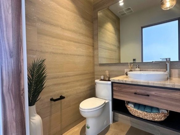 medio baño de departamento en Zibatá