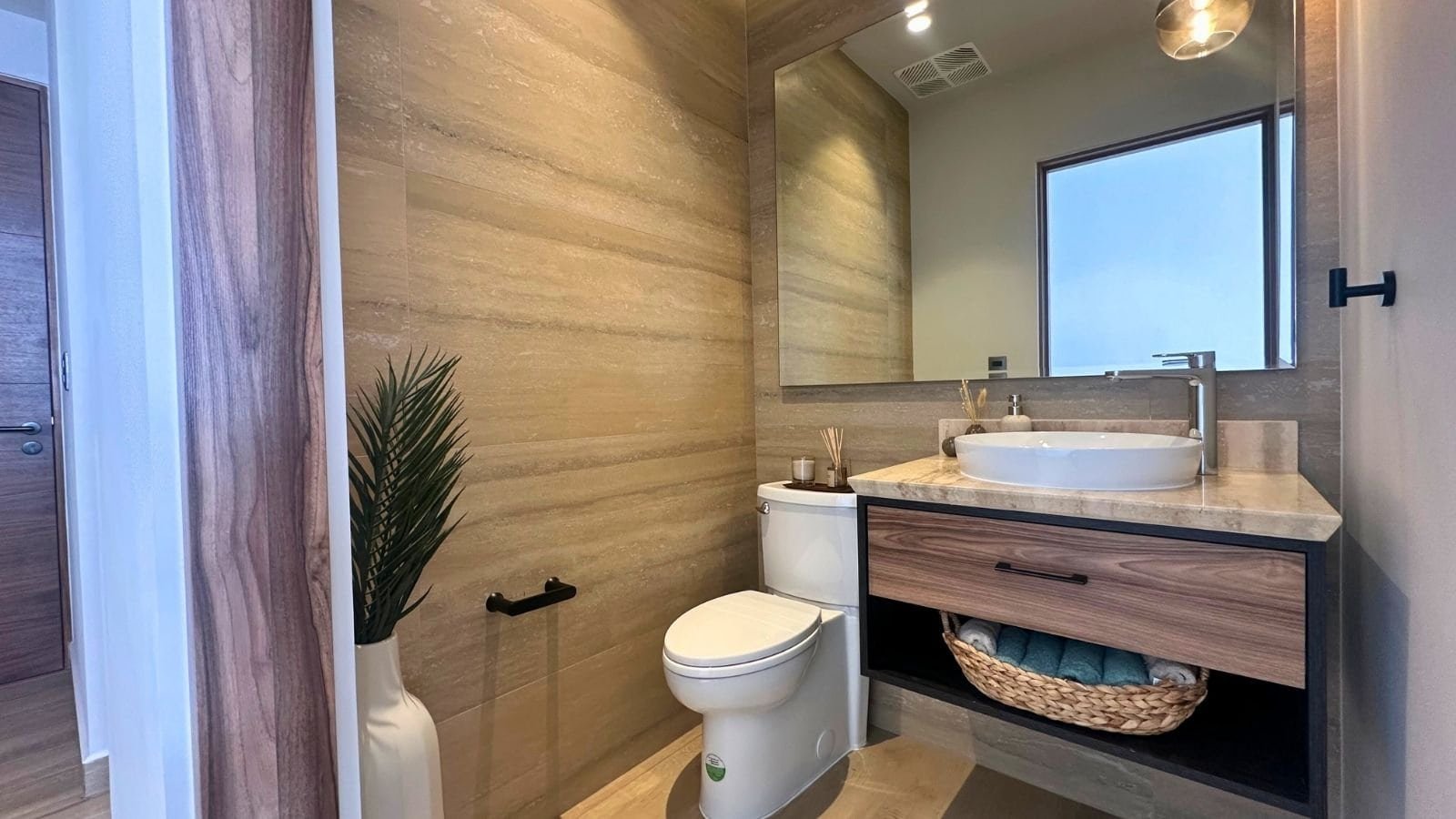medio baño de departamento en Zibatá
