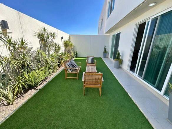 jardin de casas en venta en la vista residencial modelo castello