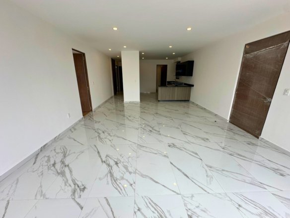 sala de departamento en planta baja juriquilla, queretaro.