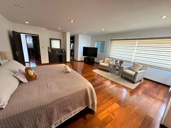 recamara 1 de Casa con amplio jardín en Cumbres del lago, Juriquilla, Querétaro.