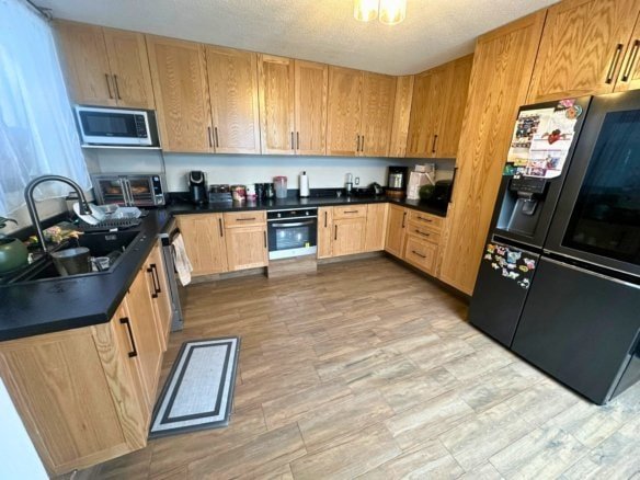 cocina de casa de una planta en Juriquilla, Querétaro