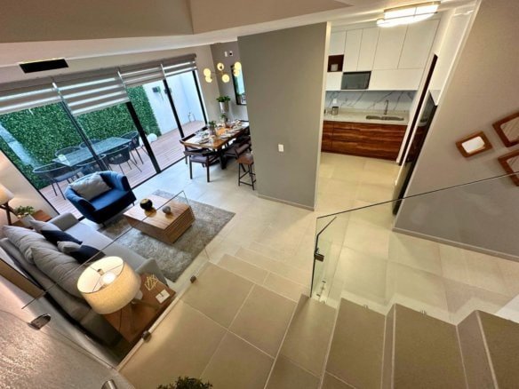 planta baja de casa en zibata con roofgarden