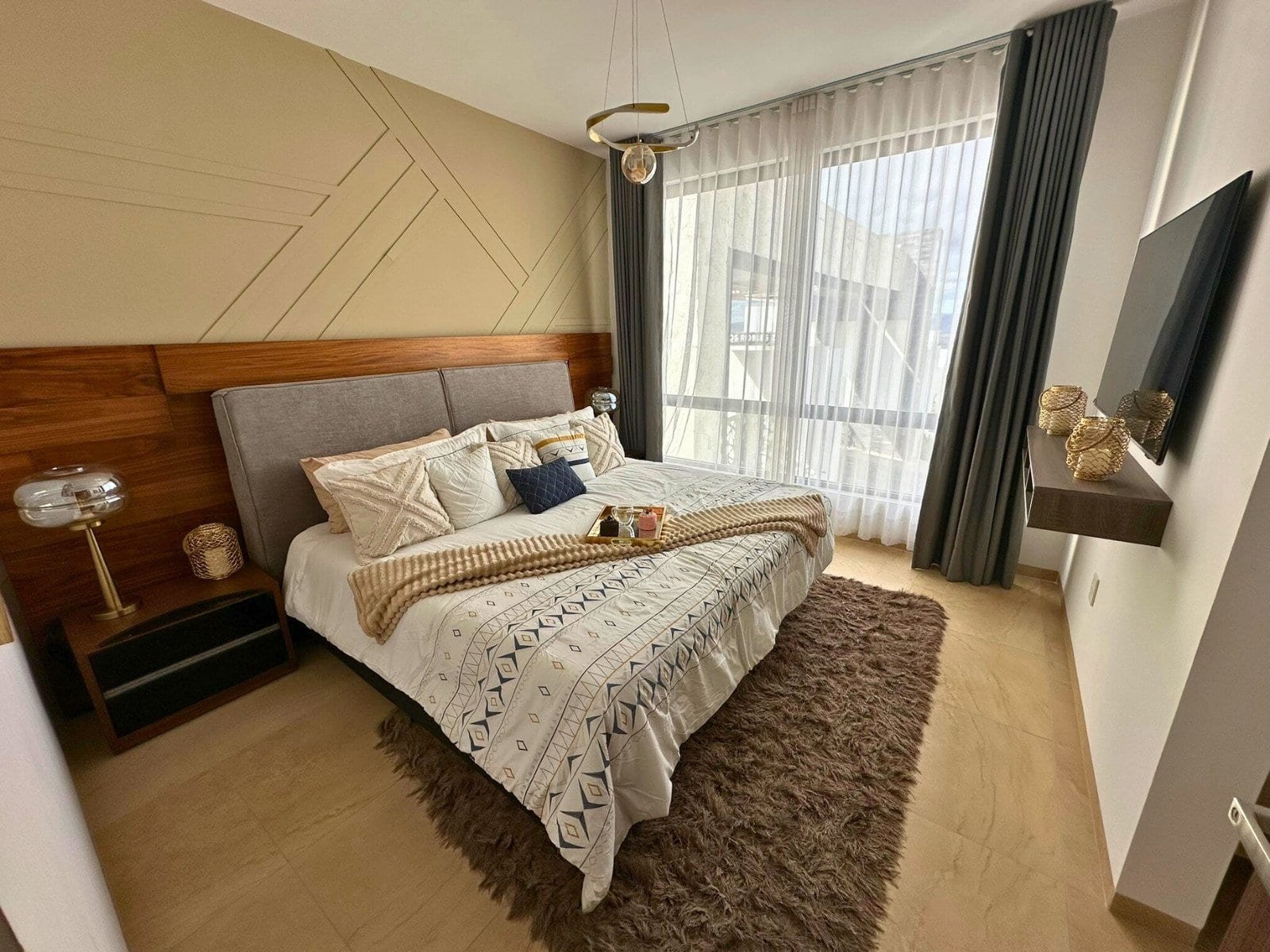 recamara principal de casas Zibatá Qro. En Los Robles