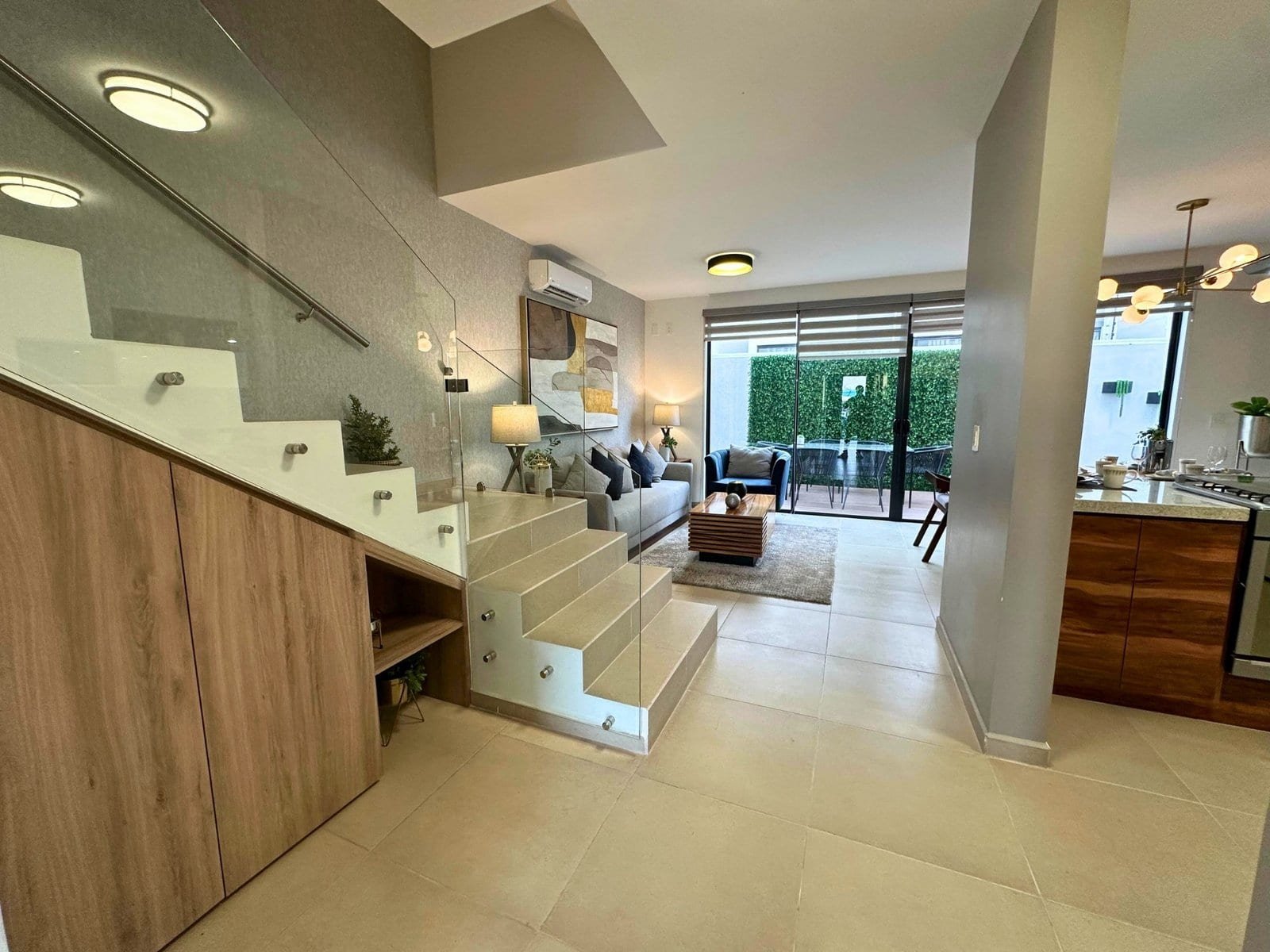 escalera de casa en zibata con roofgarden