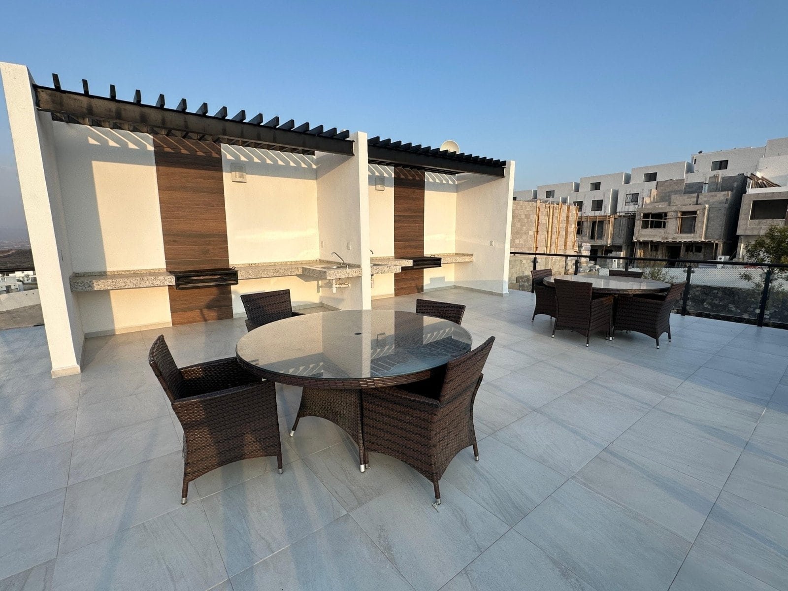 terraza de casa en zibata con roofgarden