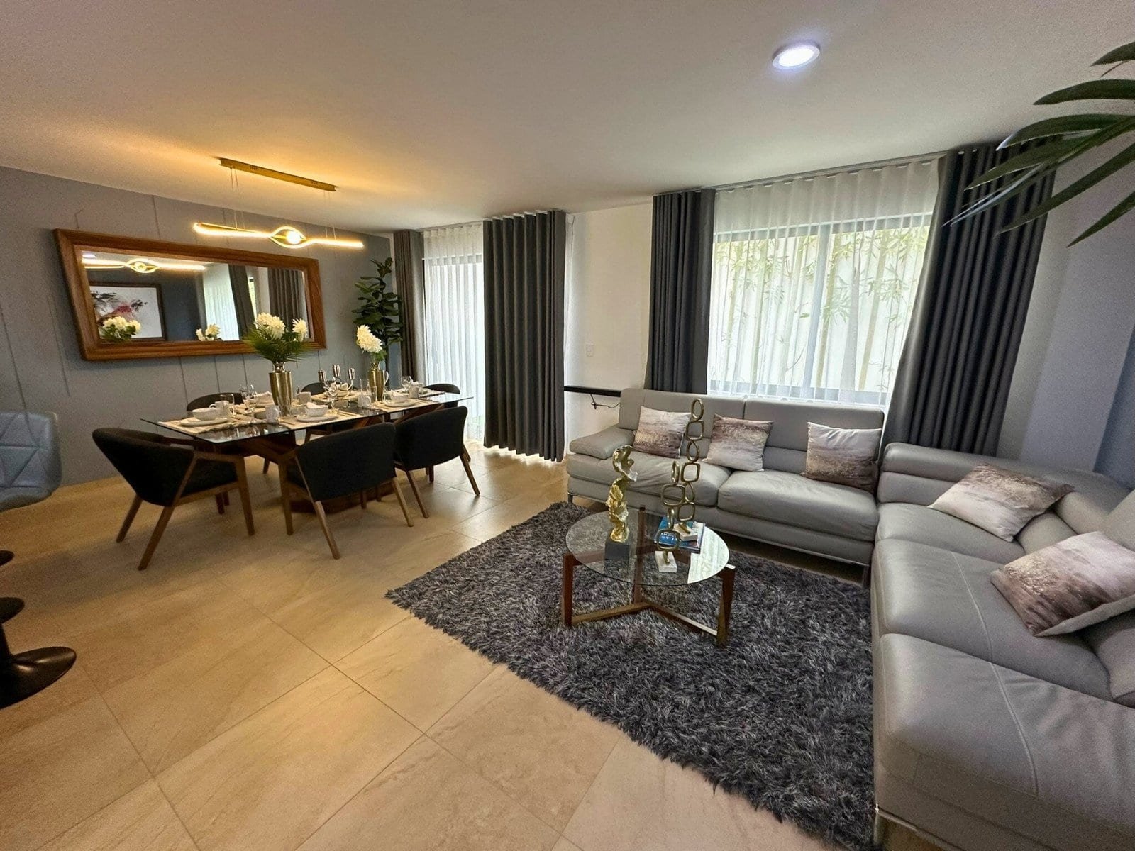 sala de casas Zibatá Qro. En Los Robles