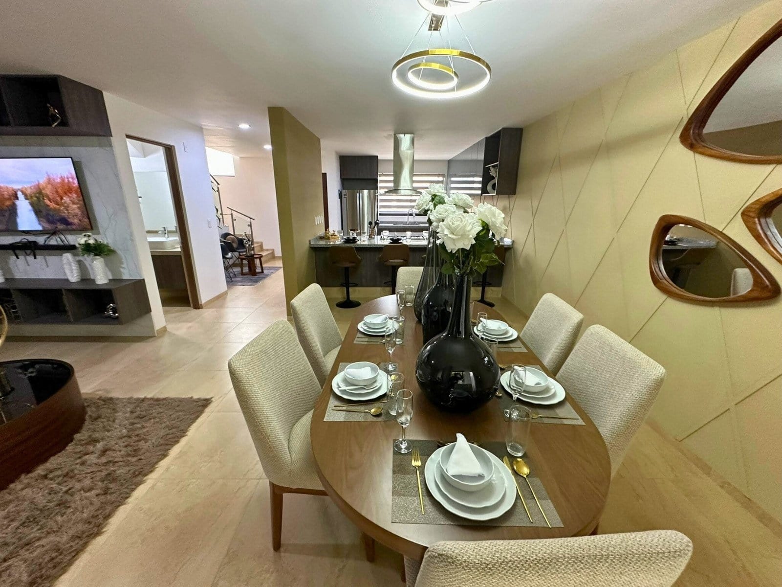 comedor 2 de zibatá casas en venta de 3 recámaras en Querétaro.