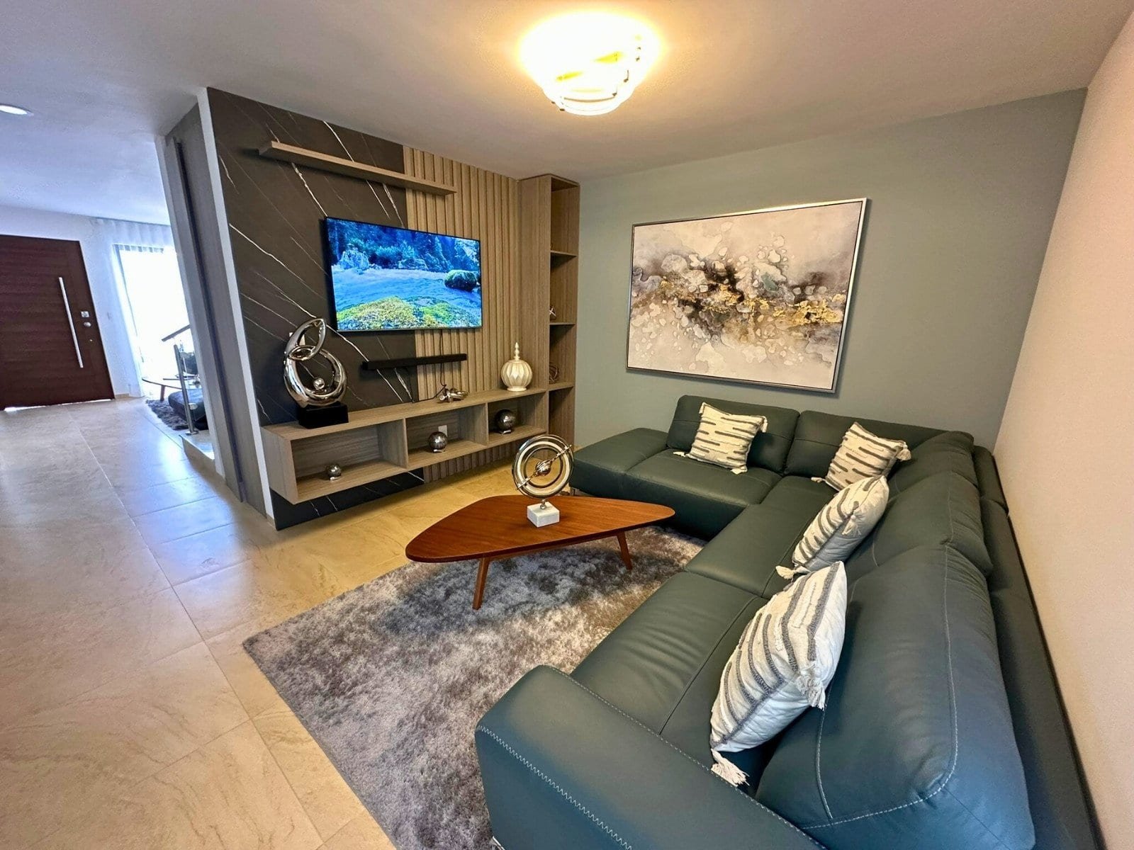 sala de casas en Zibatá Querétaro en Los Robles