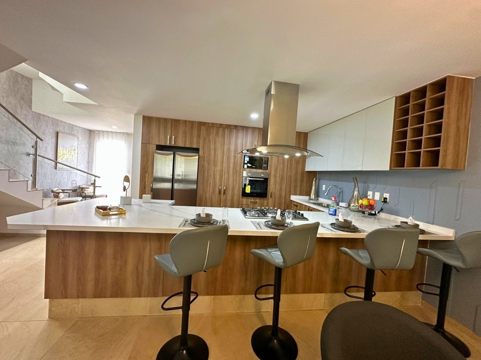 cocina de casas Zibatá Qro. En Los Robles