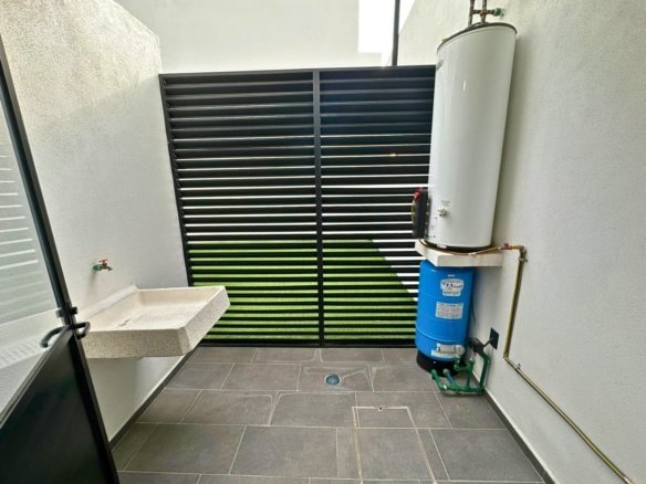 cuarto de lavado de casas nuevas en Zibatá Querétaro en Entrecielos.
