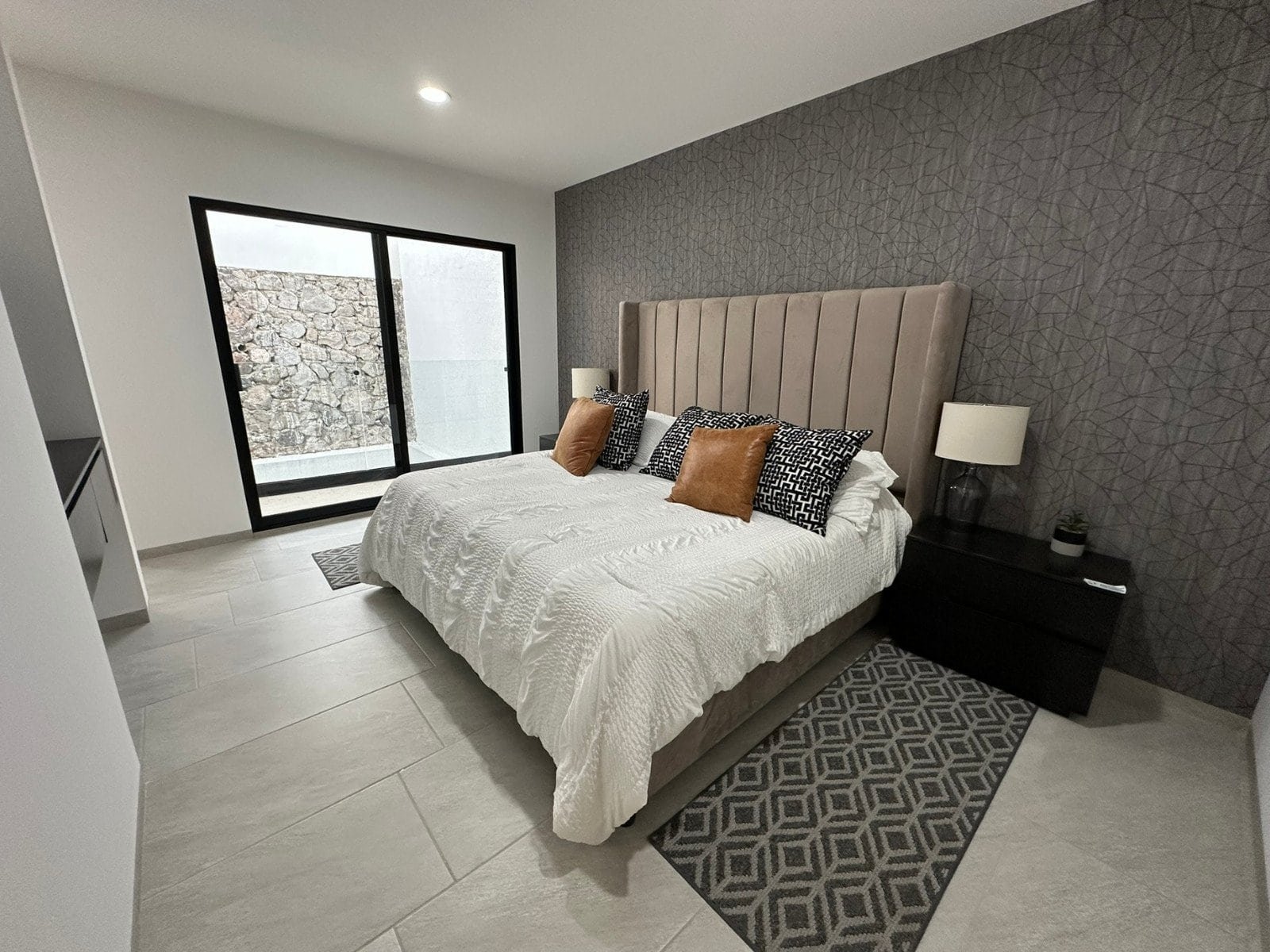 recamara 1 de casa con recámara en planta baja Zibatá Querétaro. En Entrecielos