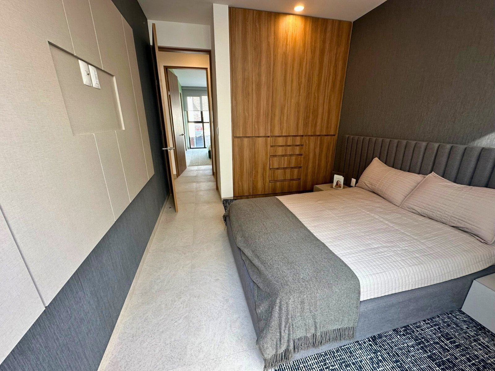 recámara 2 de departamentos en Zibatá Querétaro. Condominio Parques