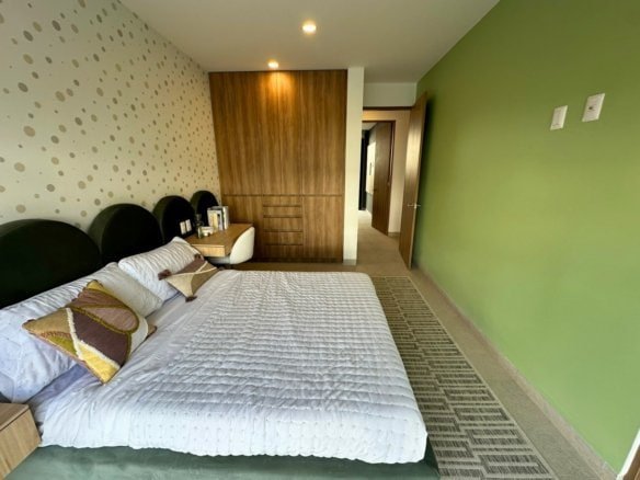 recámara 3 de departamentos en Zibatá Querétaro. Condominio Parques