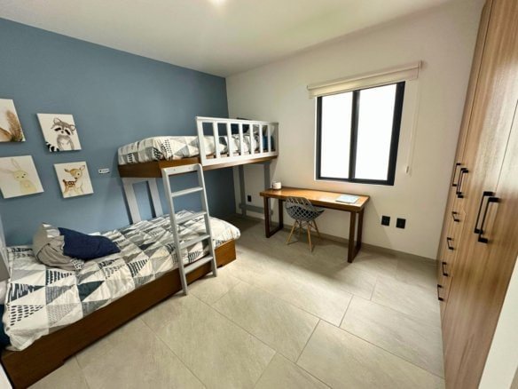 recamara 3 de casas nuevas en Zibatá Querétaro en Entrecielos.