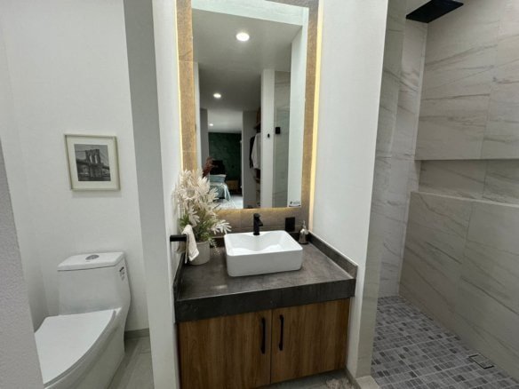 baño principal de casas nuevas en Zibatá Querétaro en Entrecielos.