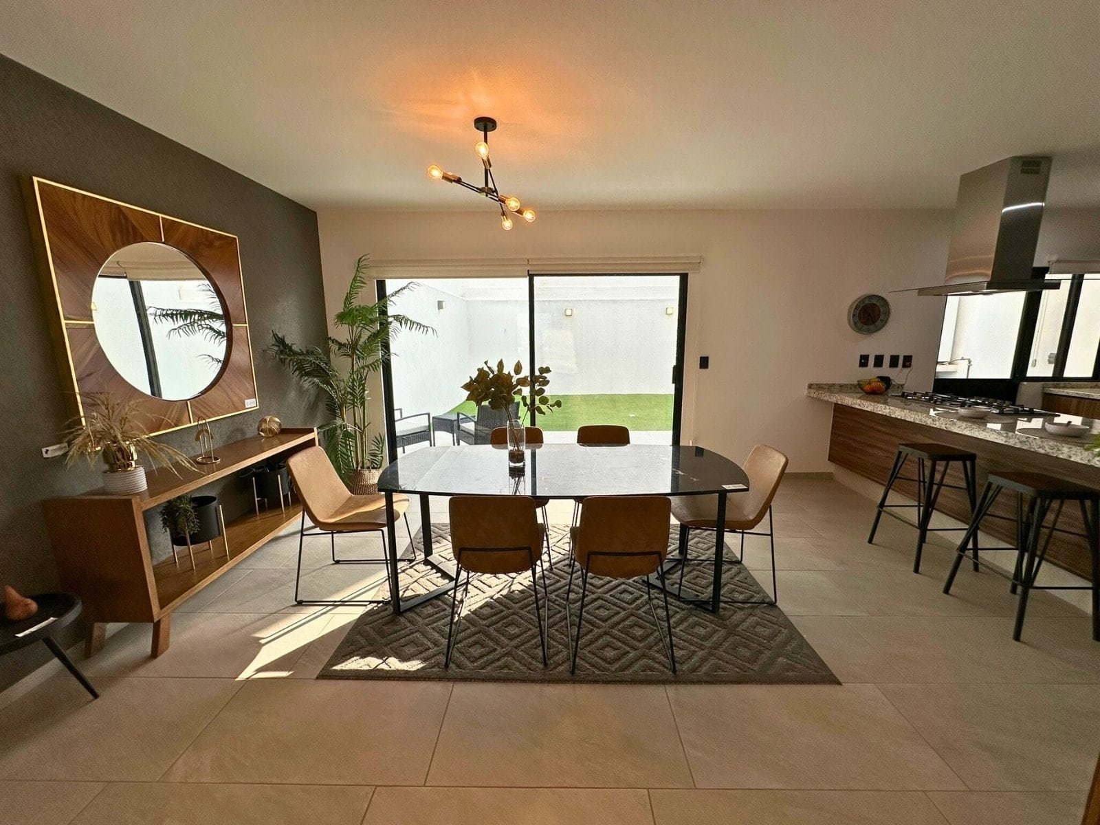 comedor de casas nuevas en Zibatá Querétaro en Entrecielos.