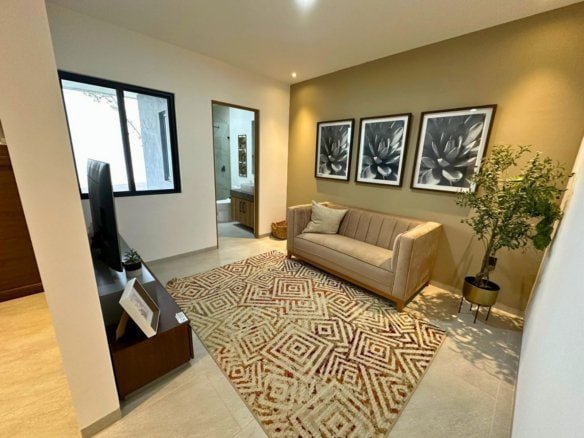 recamara planta baja de casa con recámara en planta baja Zibatá Querétaro. En Entrecielos