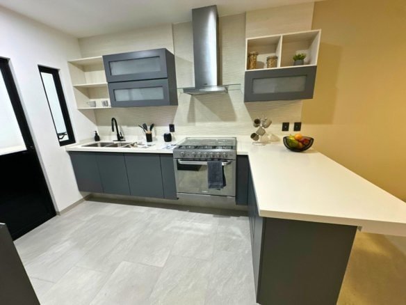 cocina integral de casa en zibata en entrecielos.