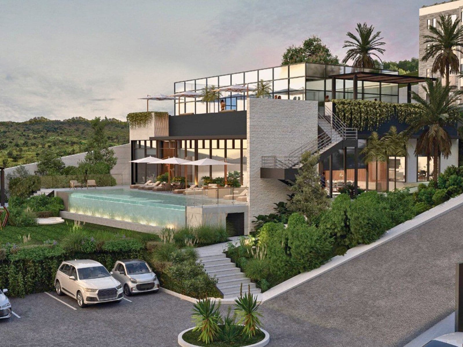 casa club de departamentos en Zibatá Querétaro. Condominio Parques