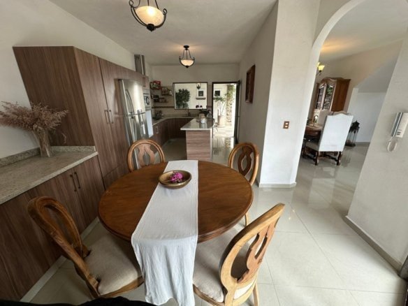 vista de cocina de Casa estilo hacienda en Juriquilla, Querétaro.