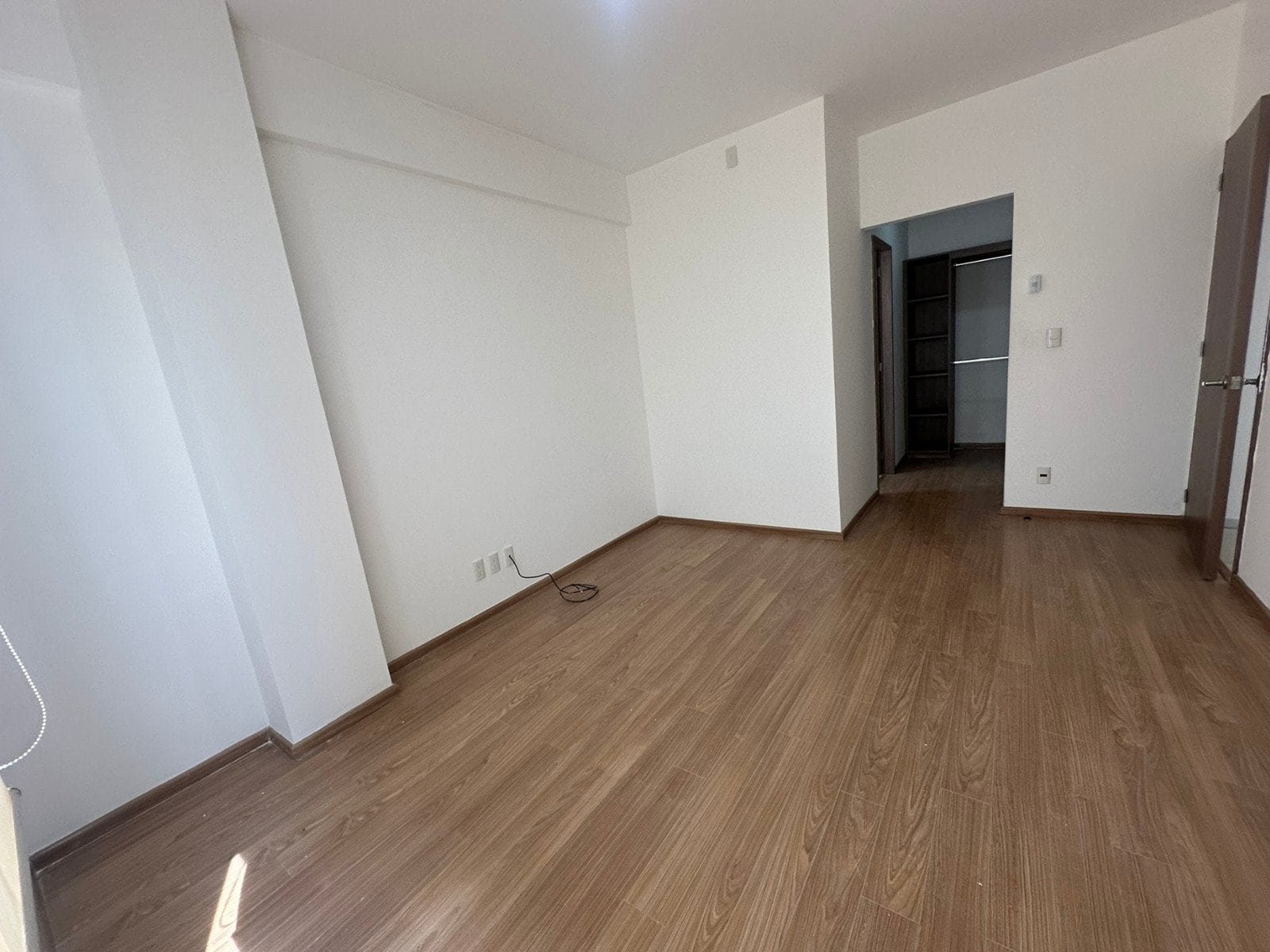 recamara principal de departamento en Juriquilla, Querétaro.