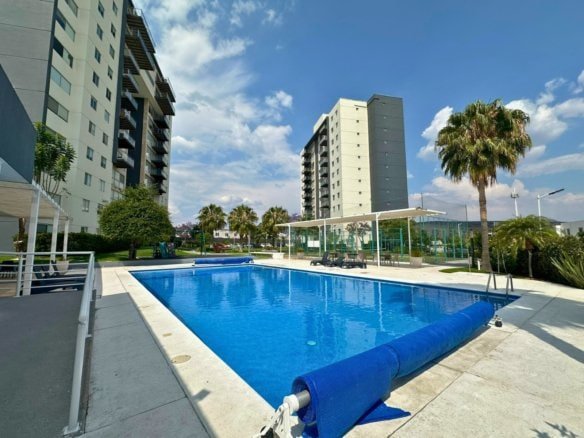 alberca de departamento en Juriquilla, Querétaro.