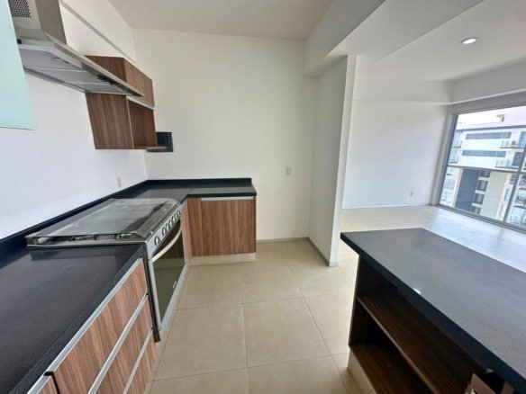 cocina 2 de departamento en Juriquilla, Querétaro.