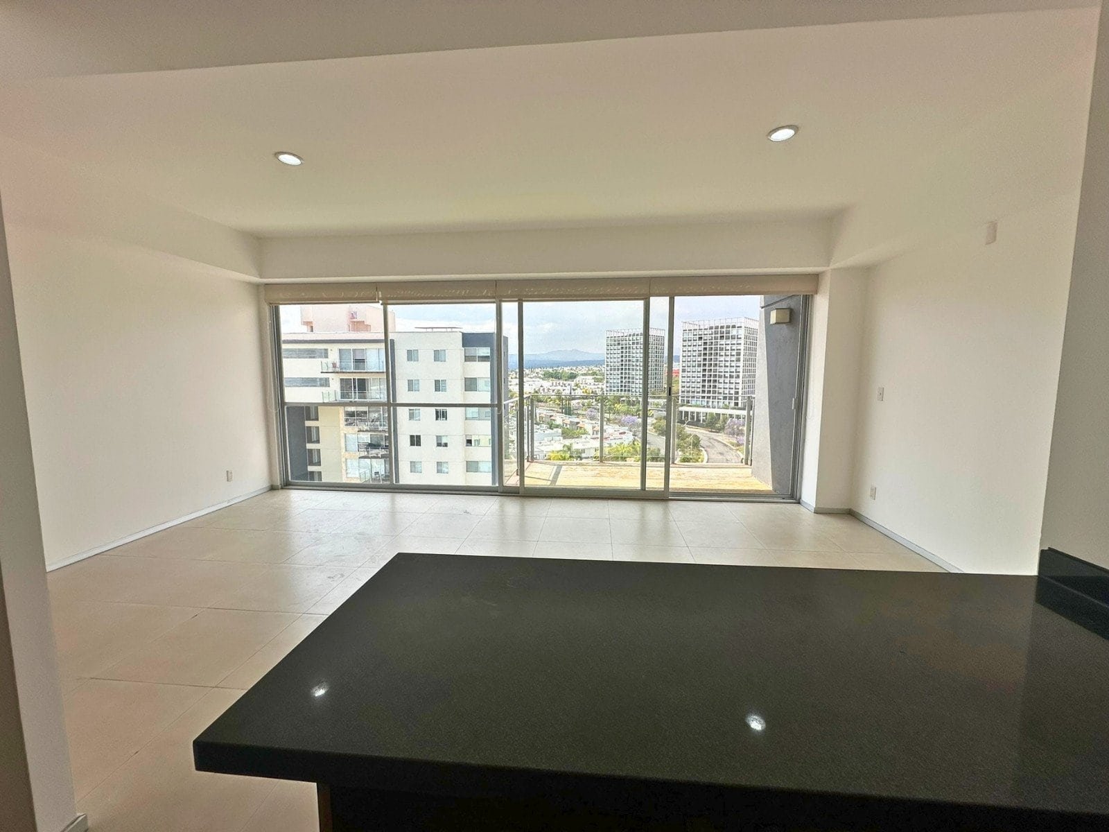 vista desde cocina de departamento en Juriquilla, Querétaro.