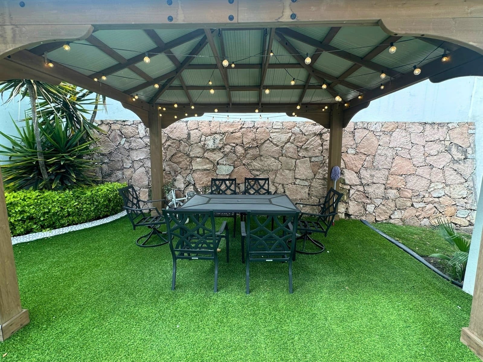 pergola de casa con recámaras amplias en Cumbres del Lago Juriquilla, Querétaro.