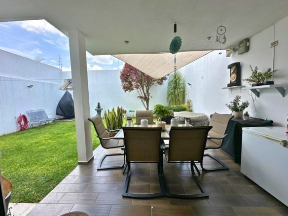 terraza de casa en Cumbres del Lago, Querétaro.