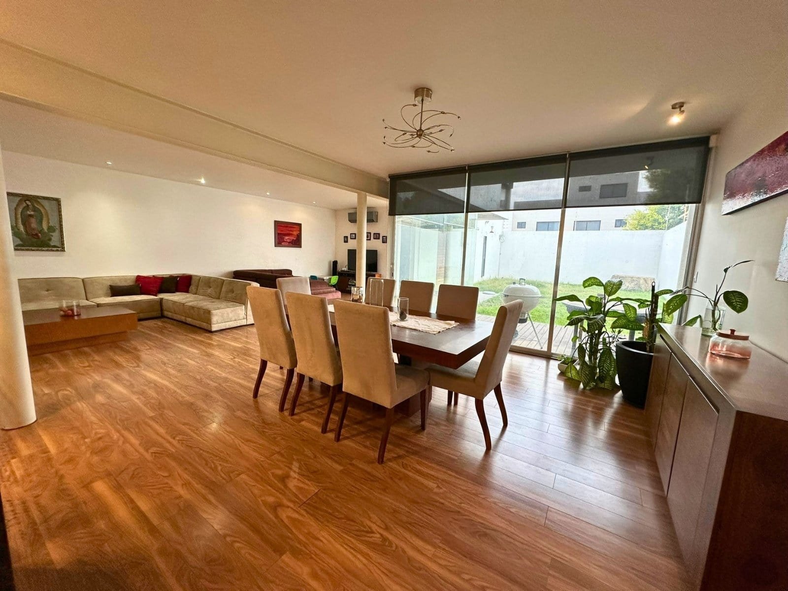 comedor y jardin de casa de oportunidad en Cumbres del Lago, Juriquilla.